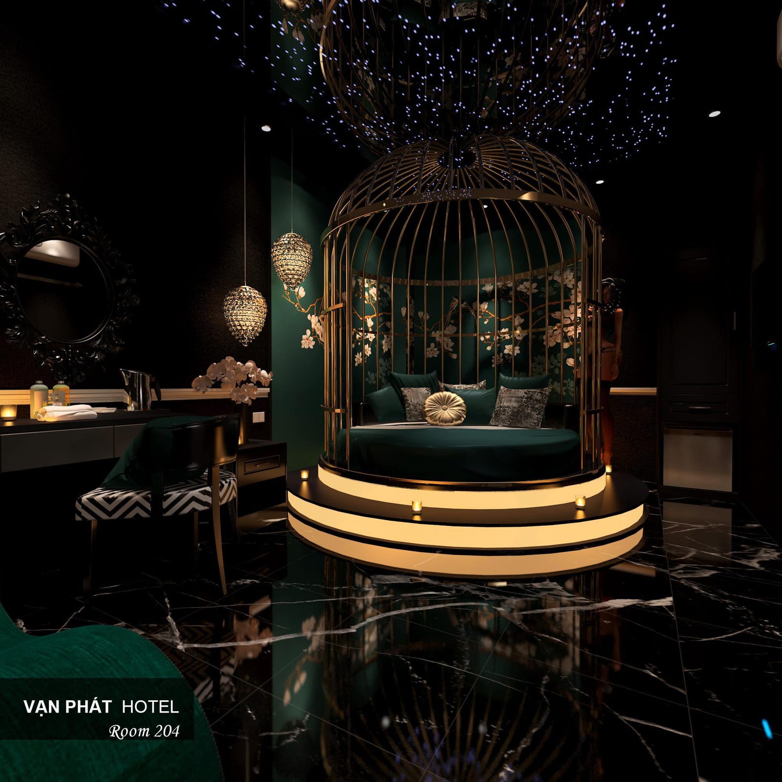 Vạn Phát Hotel 的 Deluxe 房型