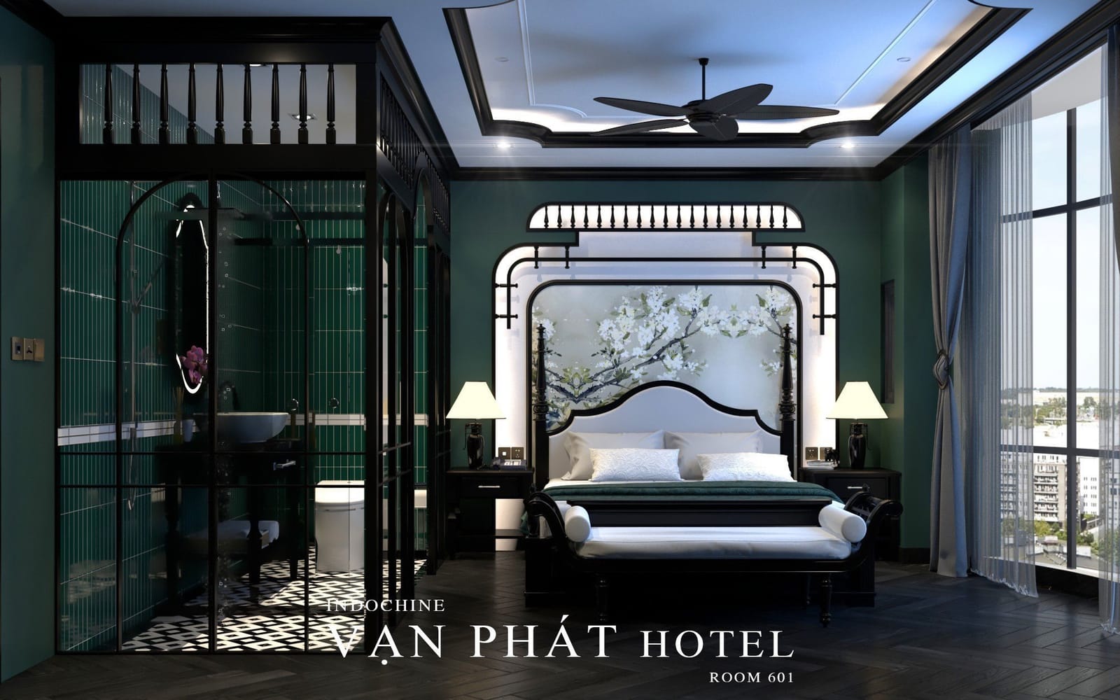 Suite room at Van Phat Hotel