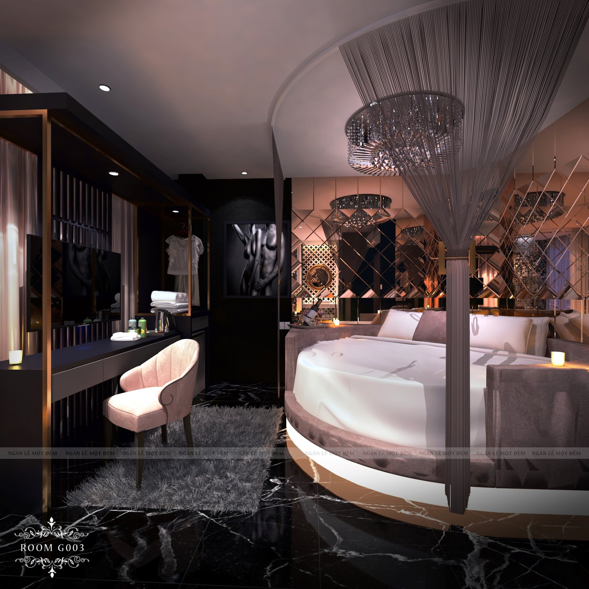 Room Couple Bath Room - G003