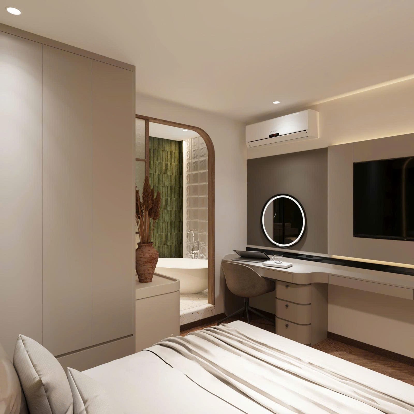 Apartment room at Van Phat Hotel