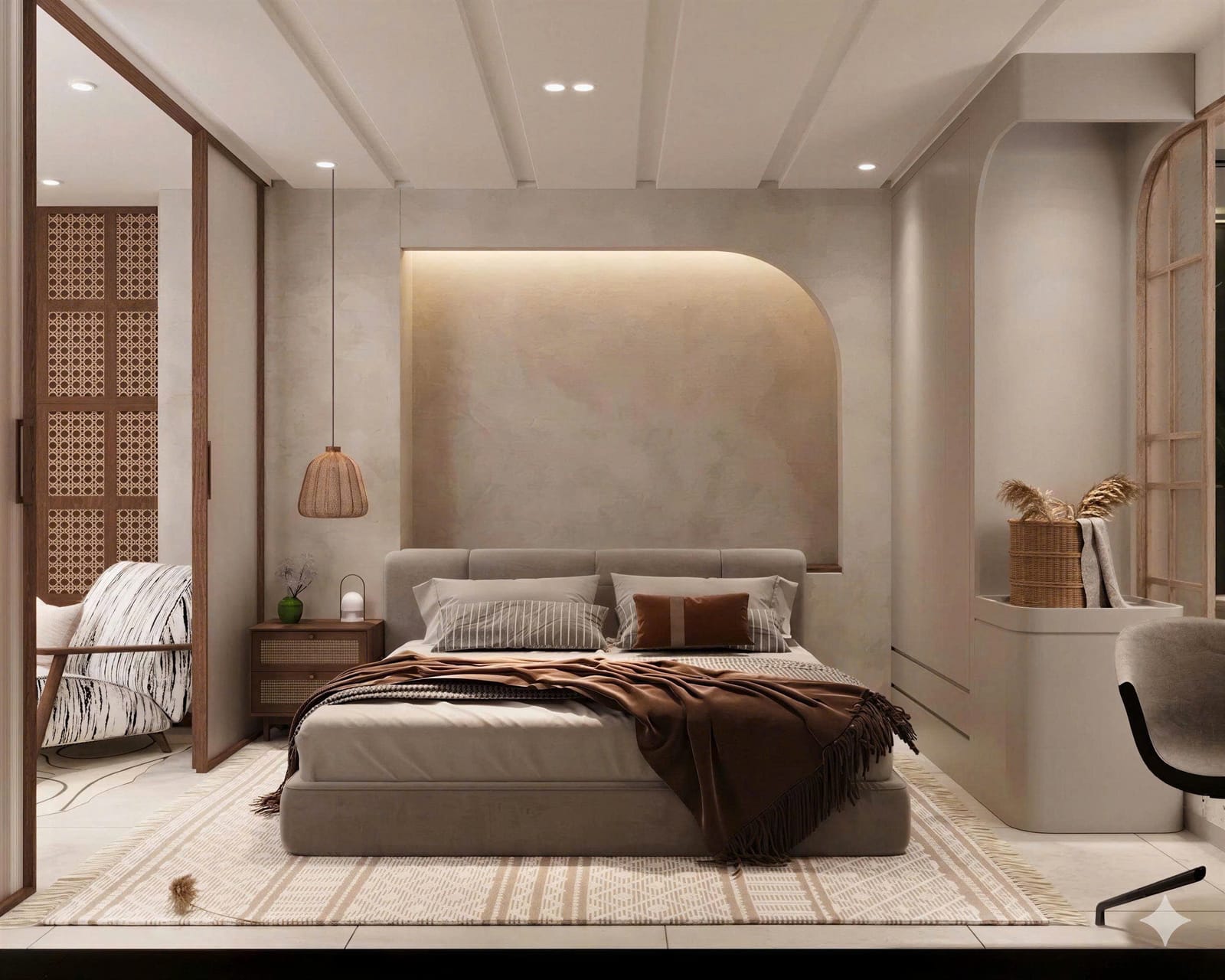 Apartment room at Van Phat Hotel